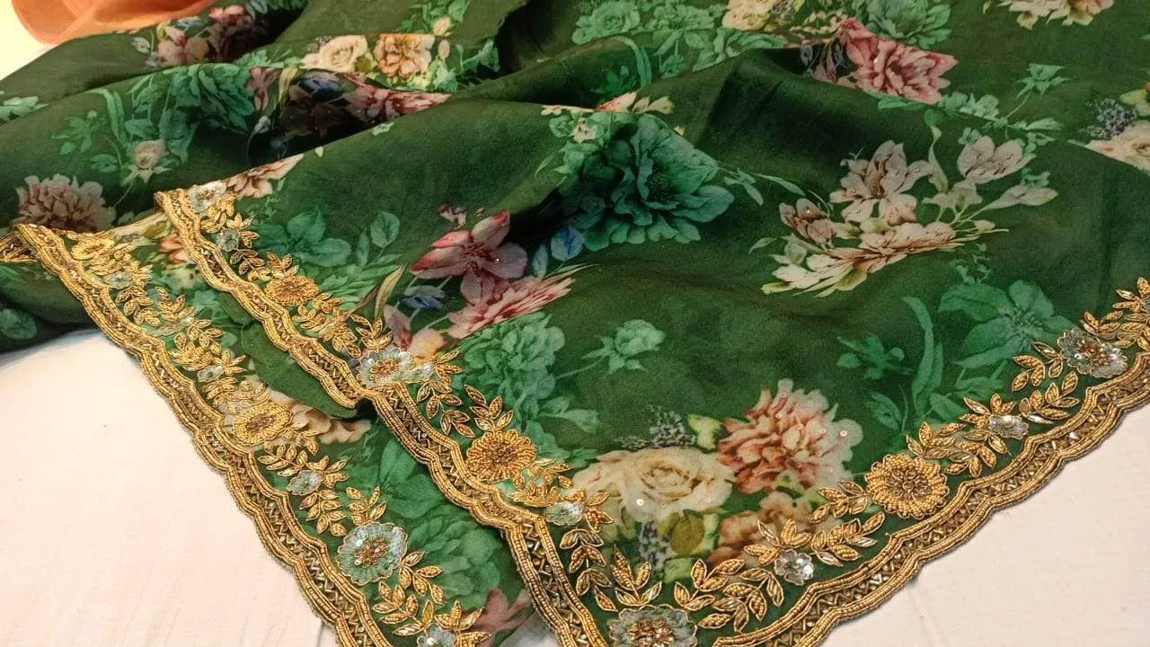 Designer Pure Organza Saree