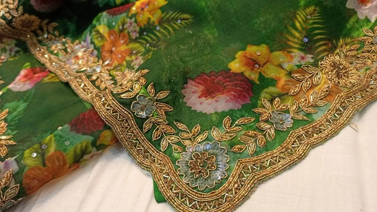 Designer Pure Organza Saree