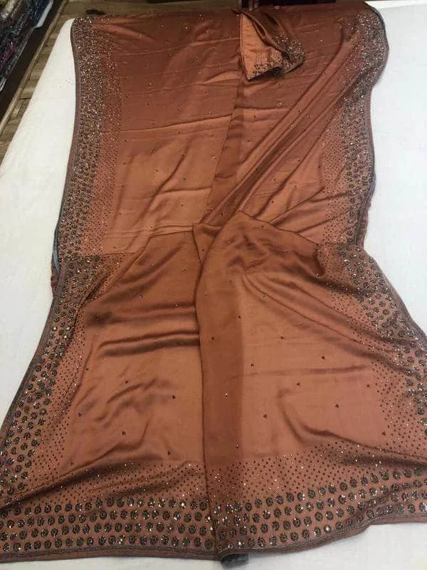 Designer Satin Silk Saree