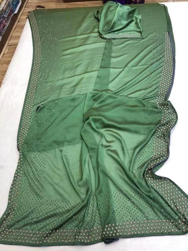 Designer Satin Silk Saree