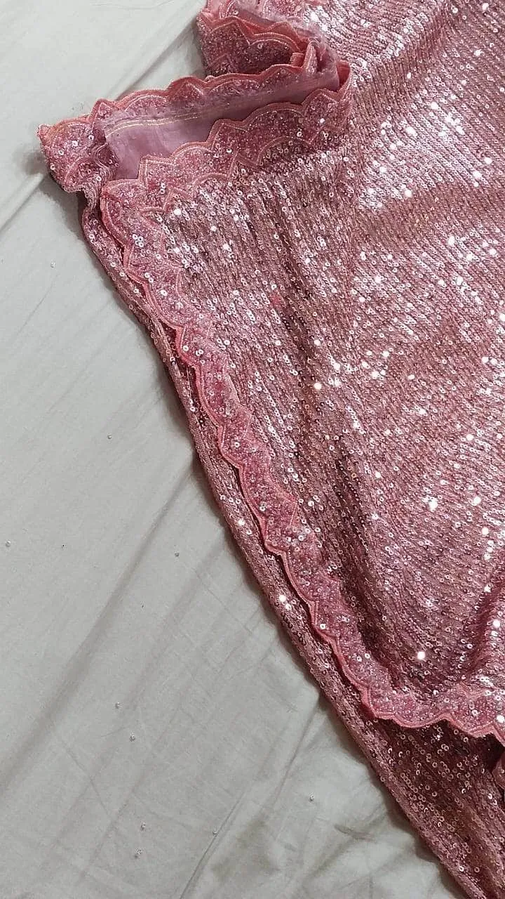 Designer Sequin Saree