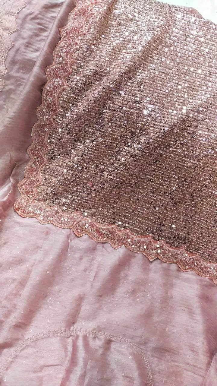 Designer Sequin Saree