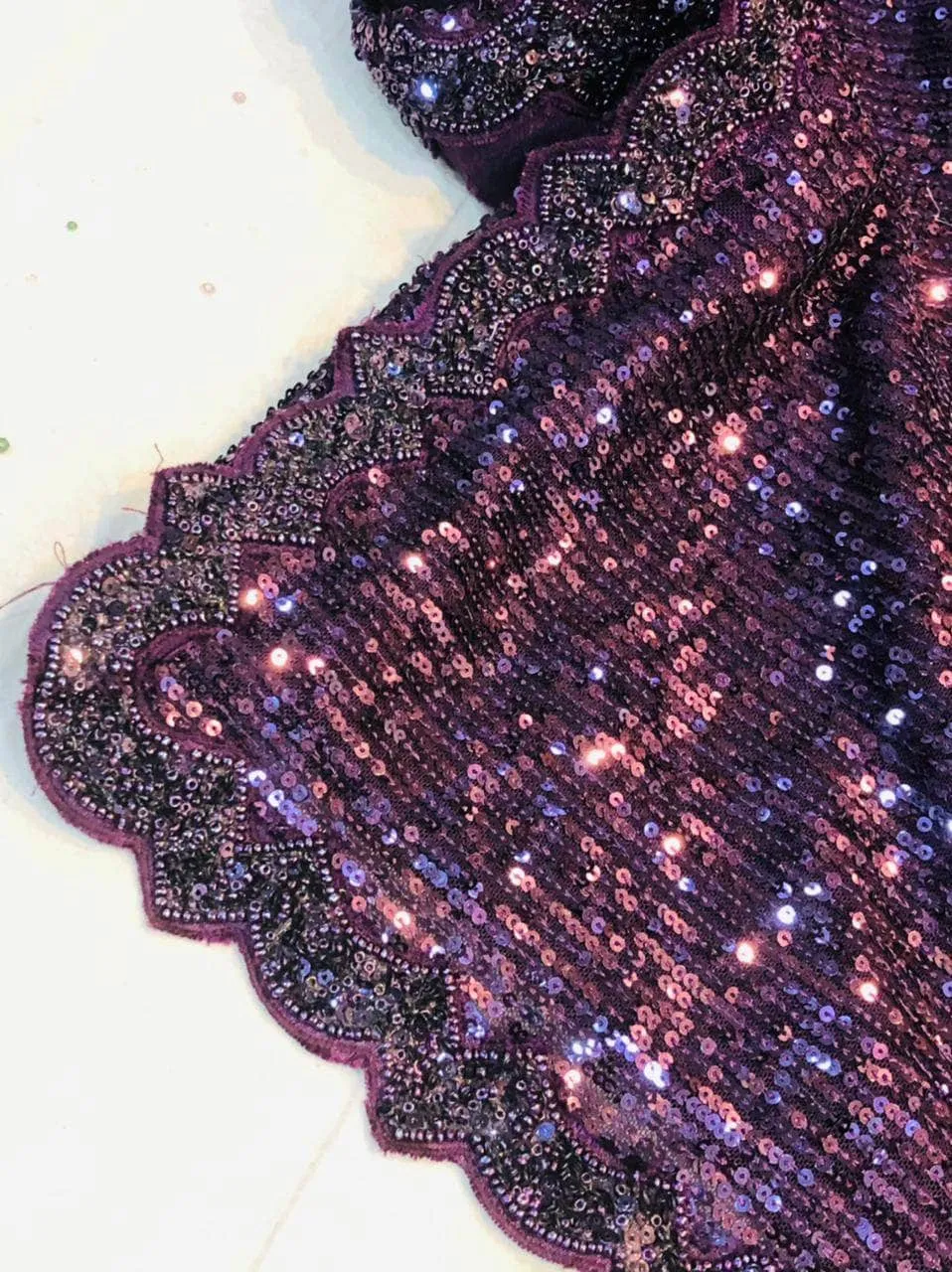 Designer Sequin Saree