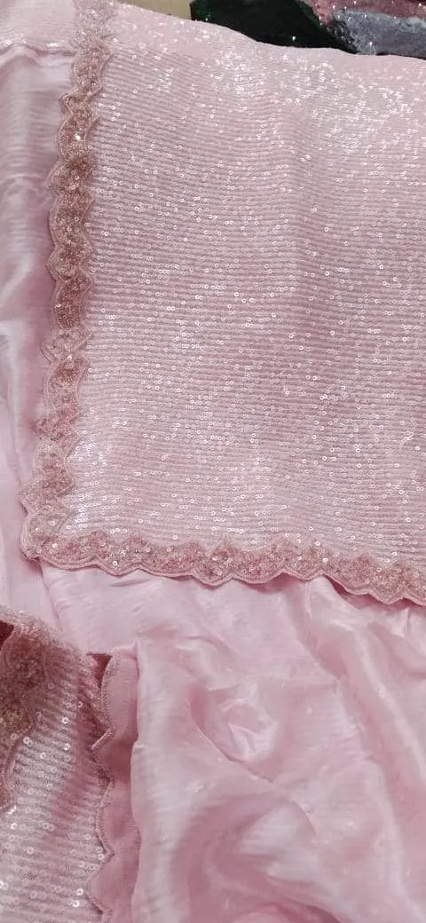 Designer Sequin Saree