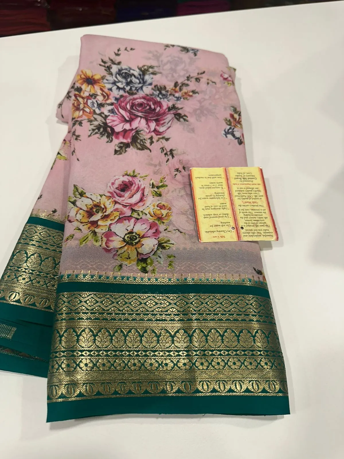 Digital Print Mysoore Silk Saree