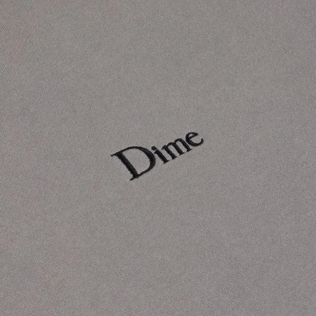 Dime MTL Classic Small Logo Hood Charcoal