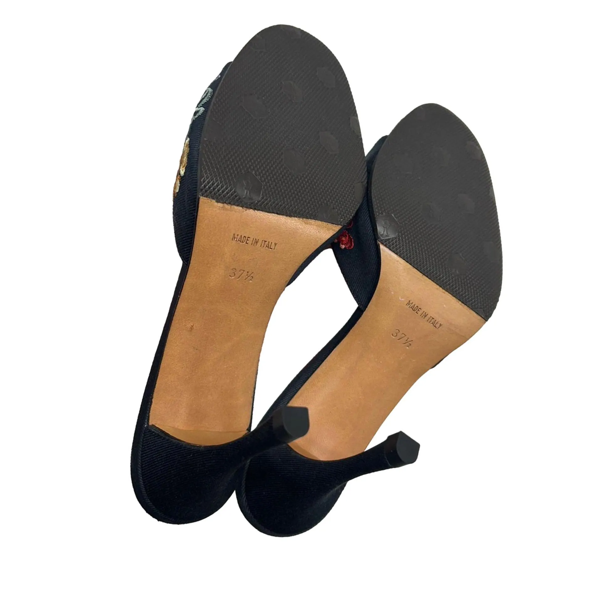 Dior Black Koi Key and Lock Heels