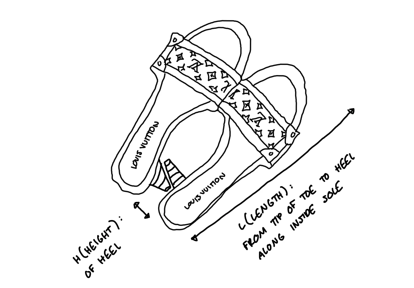 Dior Brown Peace Logo Heels