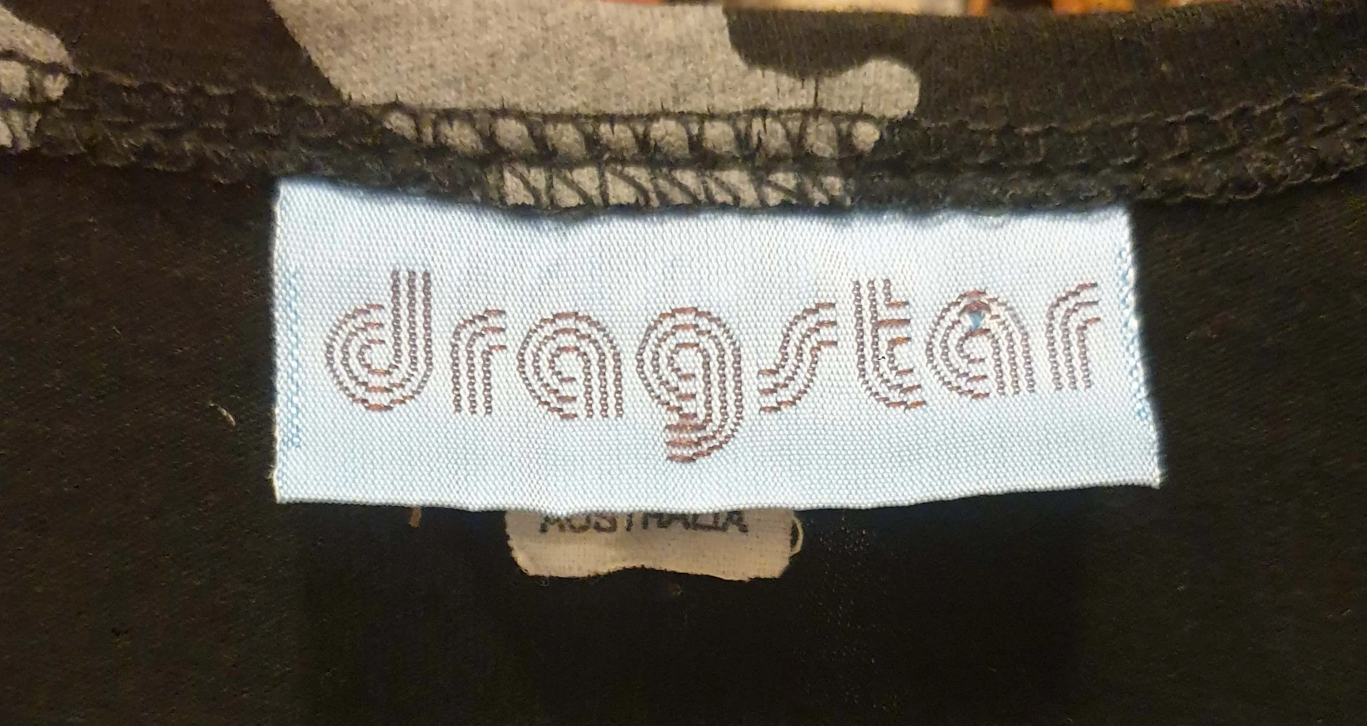 Dragstar black and grey print dress size XS (best fits size 8)