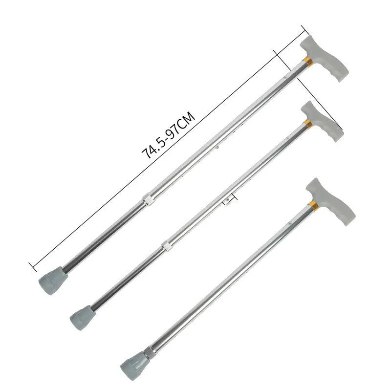 Durable Aluminum Trekking Pole with Rubber Handle for Enhanced Stability | Lightweight Walking Stick for Hiking and Mountaineering