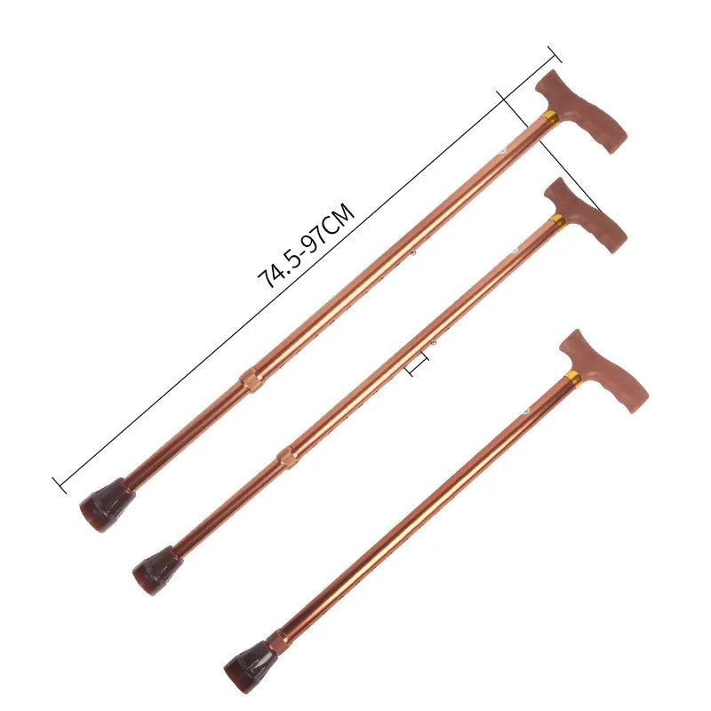 Durable Aluminum Trekking Pole with Rubber Handle for Enhanced Stability | Lightweight Walking Stick for Hiking and Mountaineering