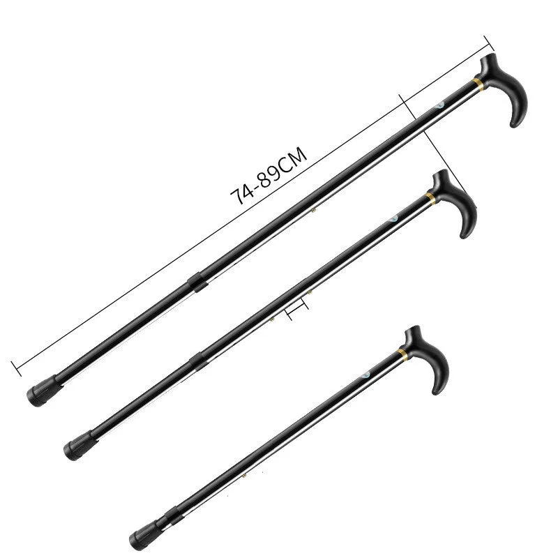 Durable Aluminum Trekking Pole with Rubber Handle for Enhanced Stability | Lightweight Walking Stick for Hiking and Mountaineering