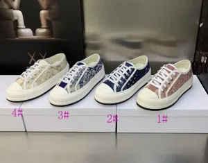 embroidery flats lace up casual shoes comfort fashion women 2023 35-41 men 39-43 2023