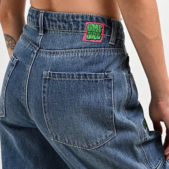 Empyre Tori Porkchop Pocket Cargo Skate Jeans Blue Colorway