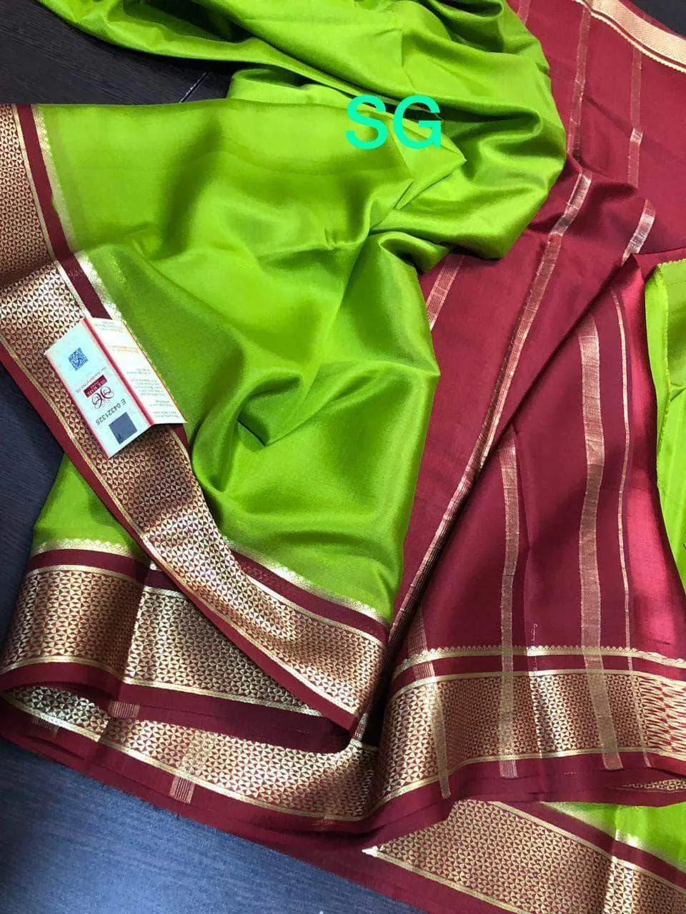 Exclusive Border Pure South Silk Saree