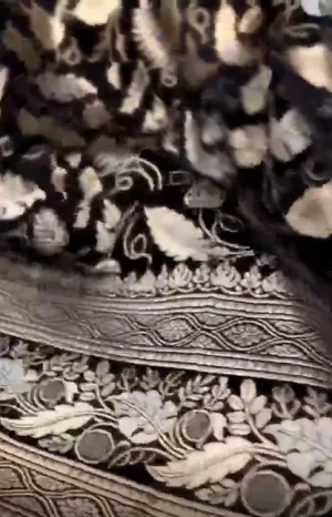 Exclusive Pure Banarasi Soft Meenakari Weaving Katan Silk Saree