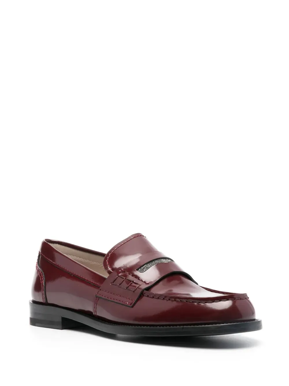 Fabiana Filippi slip-on calf leather loafers