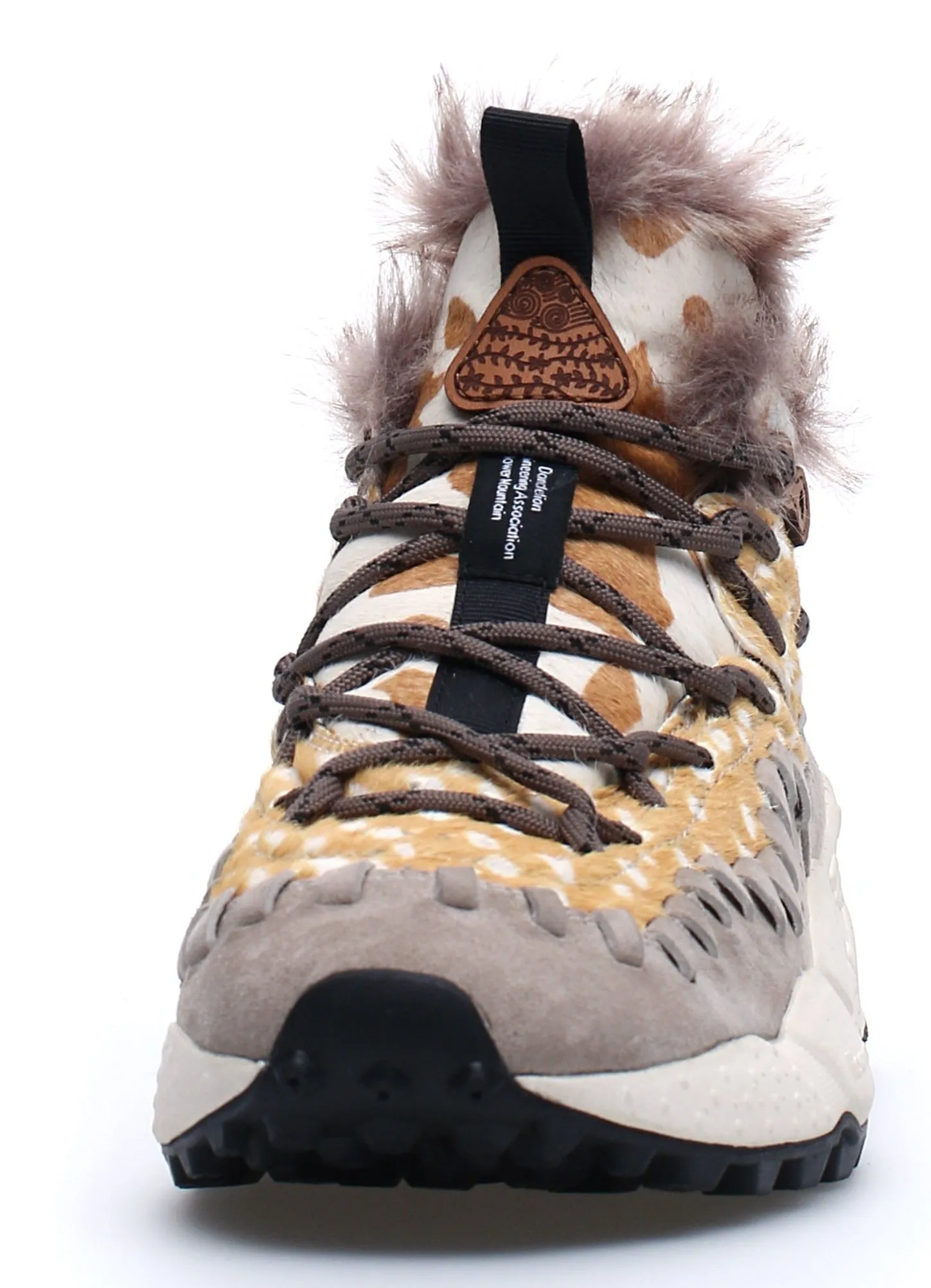 *FINAL SALE*Mohican - Grey Yellow Eco-Fur