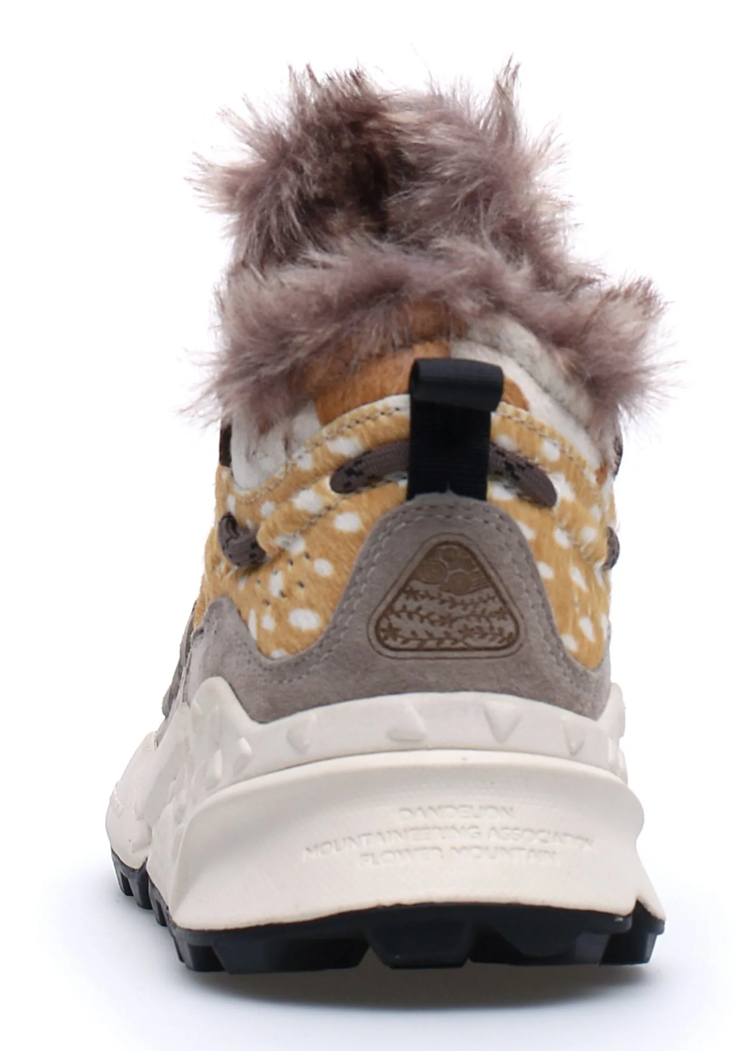 *FINAL SALE*Mohican - Grey Yellow Eco-Fur