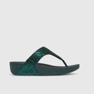 Fit Flops Lulu Glitterball Deep Teal IF-9B91