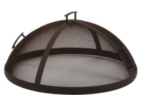 Flaming Gorge -  Gobi Polished Stainless Steel Fire Pit -Mesh Cover Accessory NEW!
