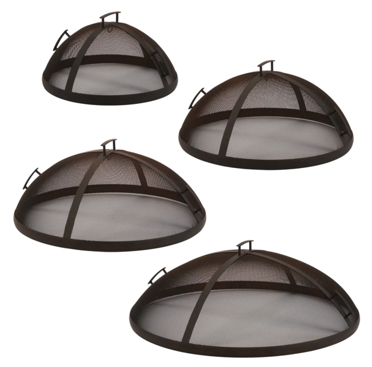 Flaming Gorge -  Gobi Polished Stainless Steel Fire Pit -Mesh Cover Accessory NEW!