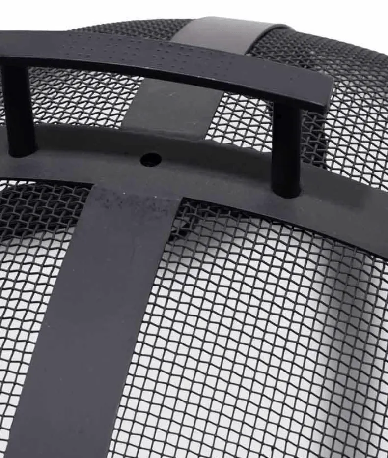 Flaming Gorge -  Gobi Polished Stainless Steel Fire Pit -Mesh Cover Accessory NEW!