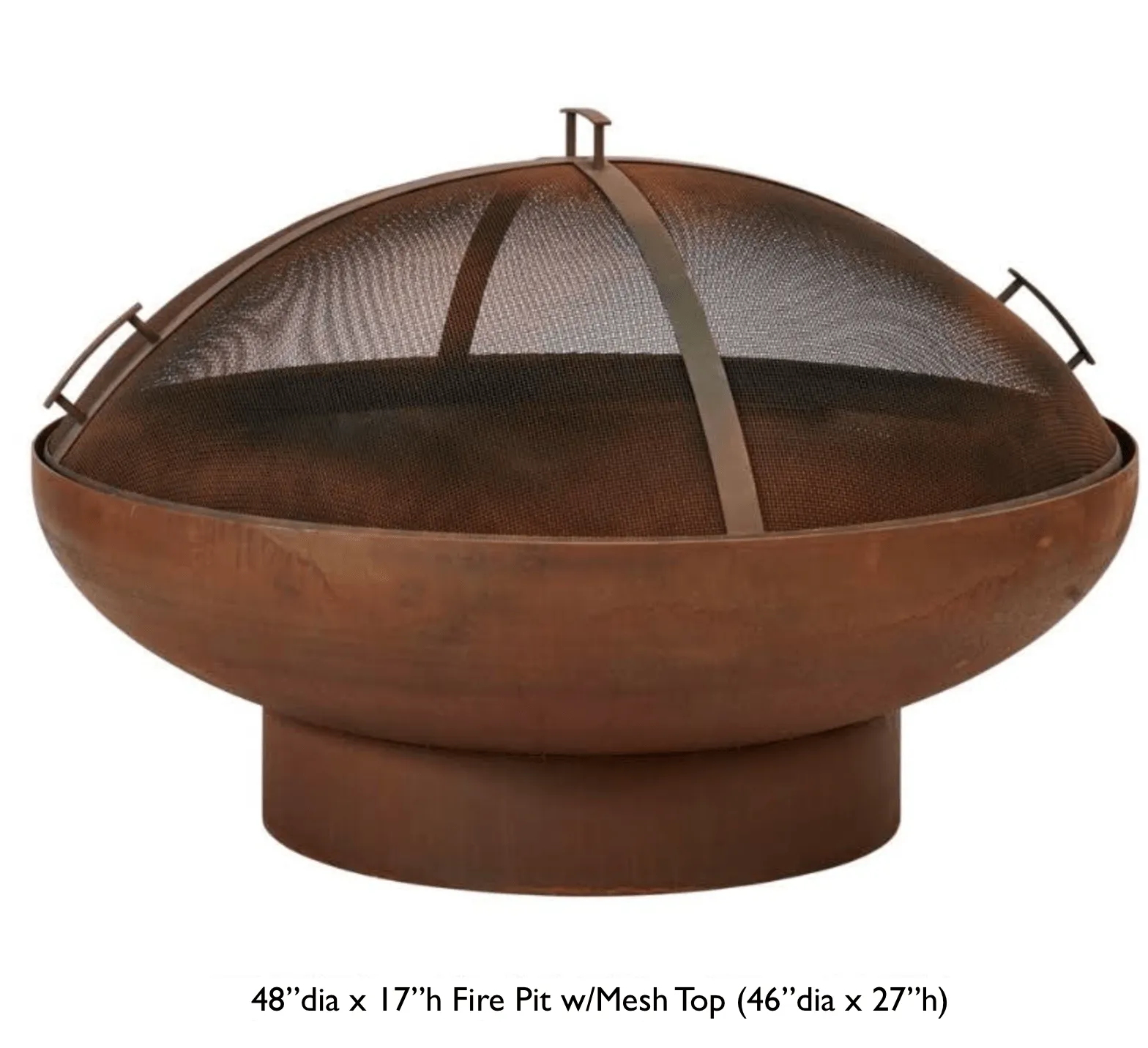 Flaming Gorge Gobi Steel Fire Pit & Mesh Top