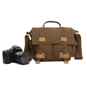 Flash Sale Canvas DSLR Camera Bag, Vintage Men's Message Bag, Professional SLR Camera Bag BBK-2
