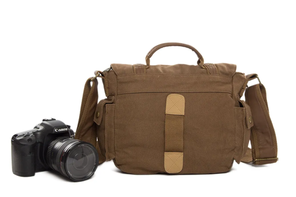 Flash Sale Canvas DSLR Camera Bag, Vintage Men's Message Bag, Professional SLR Camera Bag BBK-2