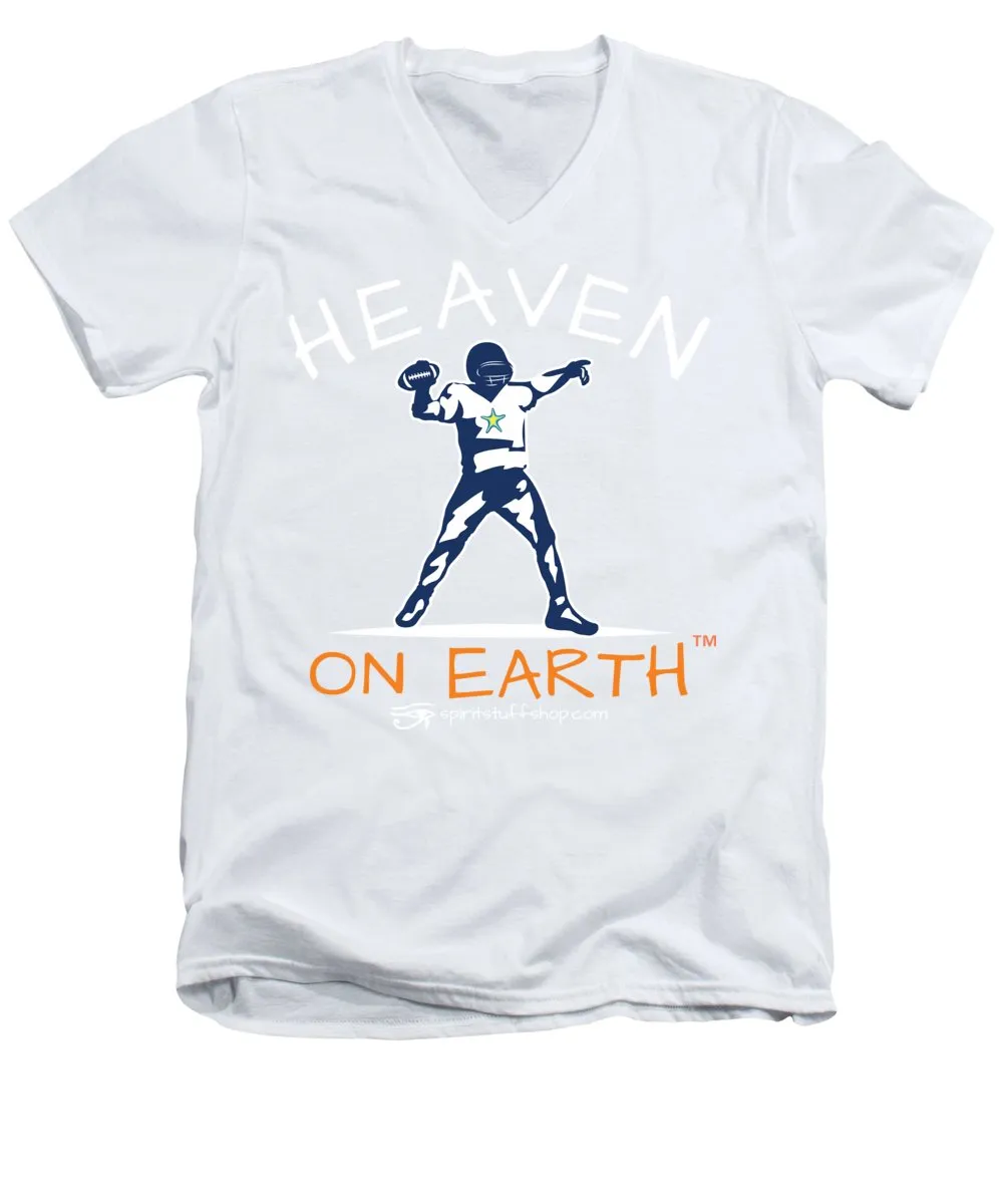 Football Heaven On Earth - Men's V-Neck T-Shirt