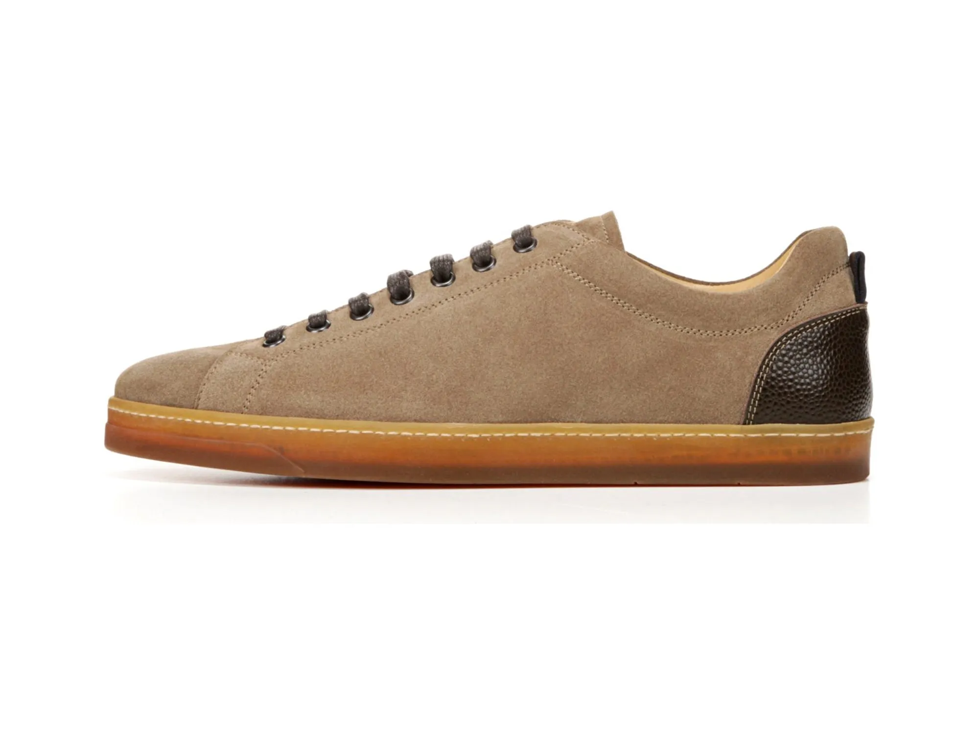 George Brown Blit Men's Baldwin Lace To Toe Suede Sneakers