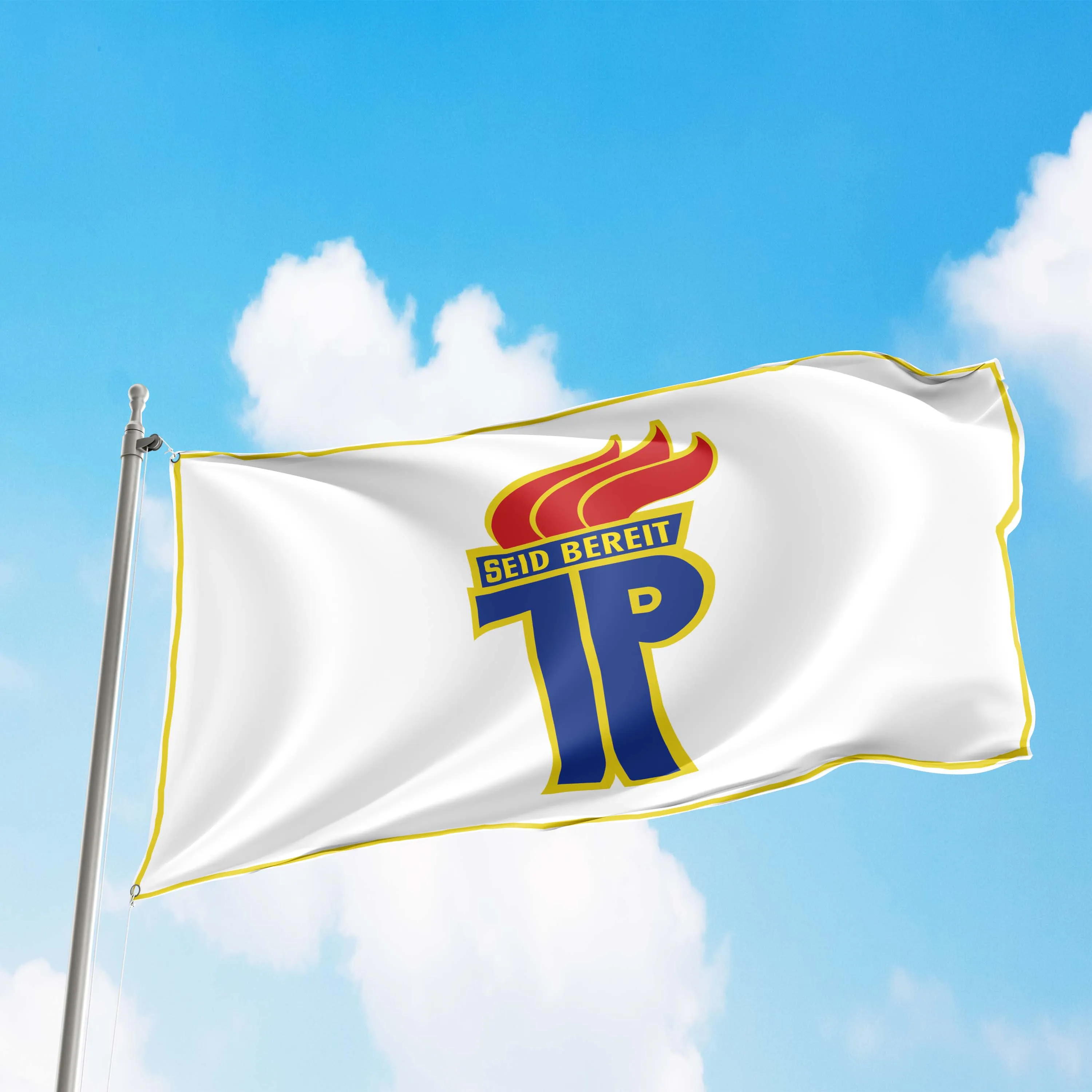 German Democratic Republic Pionierorganisation Ernst Thälmann Flag Banner