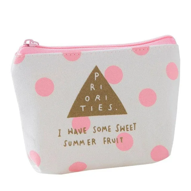 Girls mini wallet Coin Purse,makeup bag