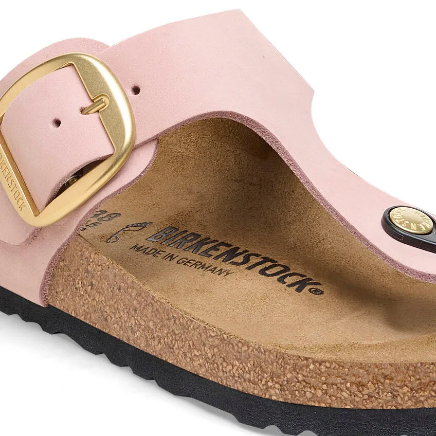 Gizeh Big Buckle - Soft Pink Nubuck||Gizeh grosses boucles - Nubuck rose pâle