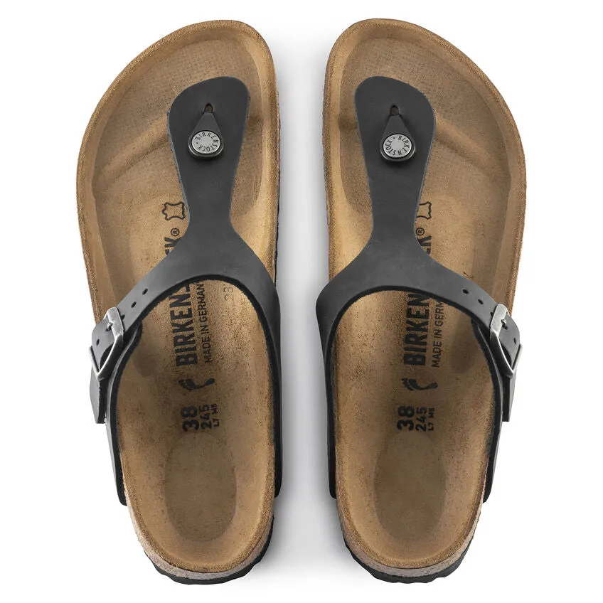 Gizeh - Black Oiled Leather||Gizeh - Cuir huilé noir