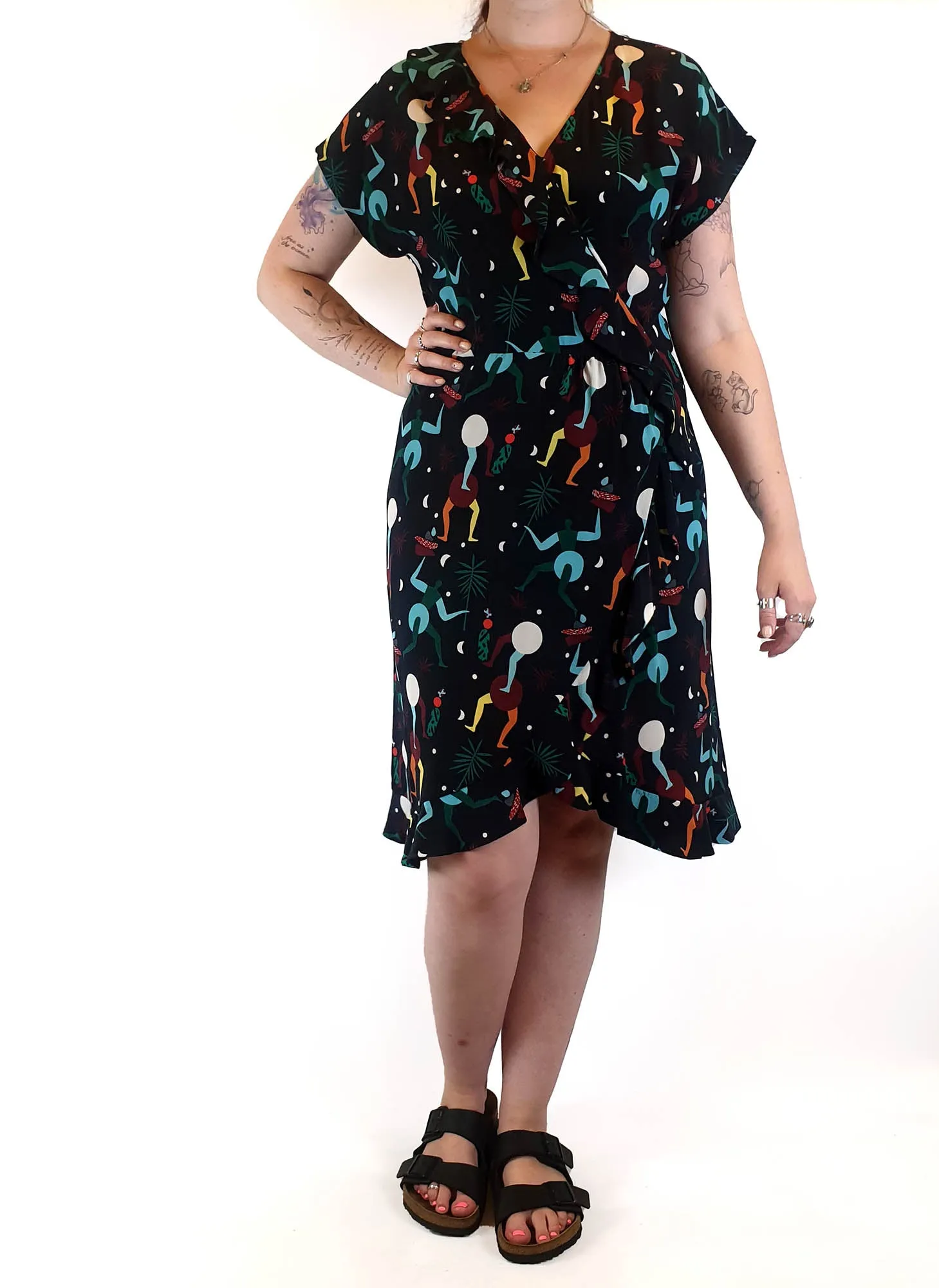 Gorman   Mireia Ruiz unique print dress size 14 (best fits 12-small 14)