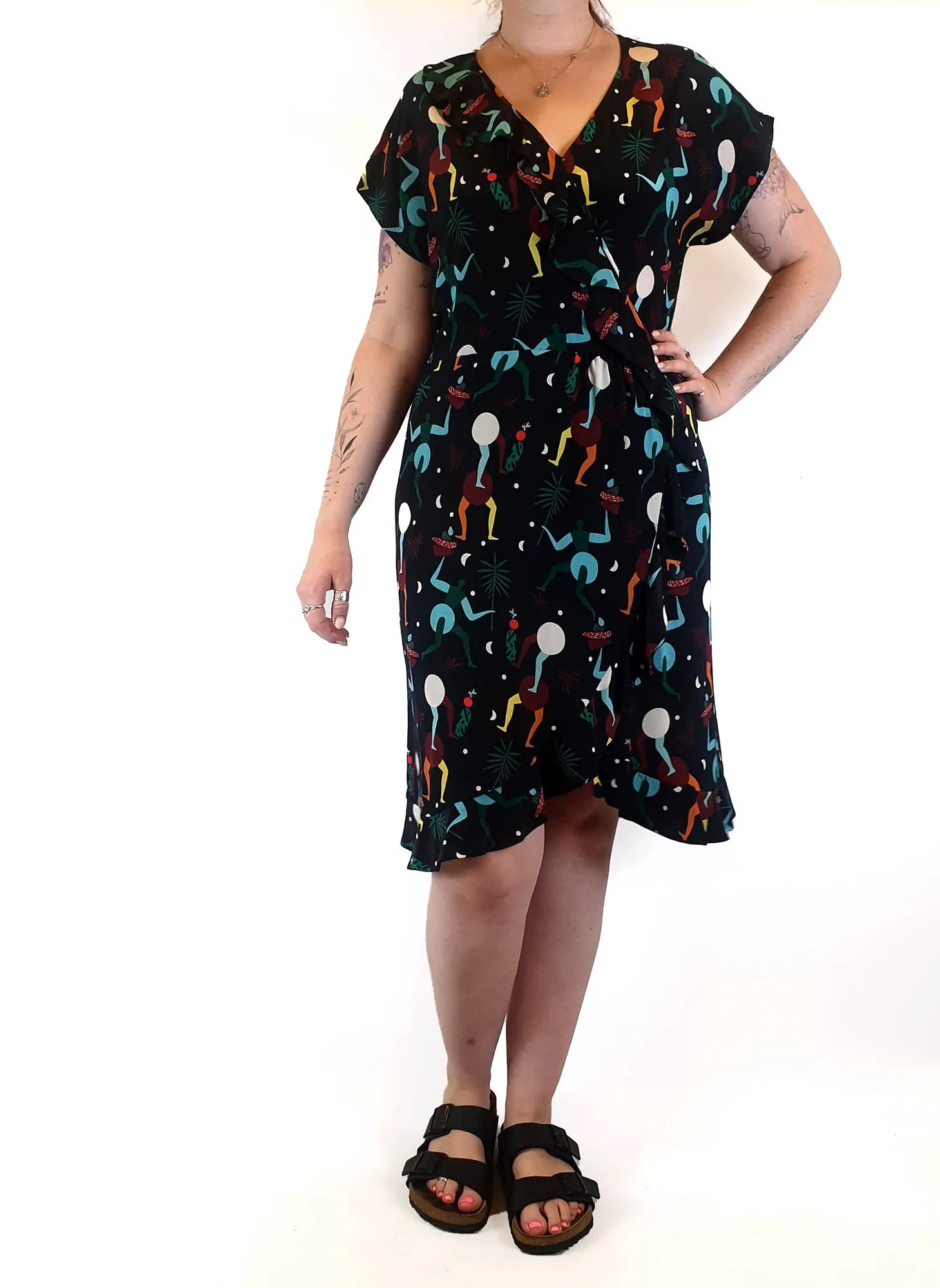 Gorman   Mireia Ruiz unique print dress size 14 (best fits 12-small 14)