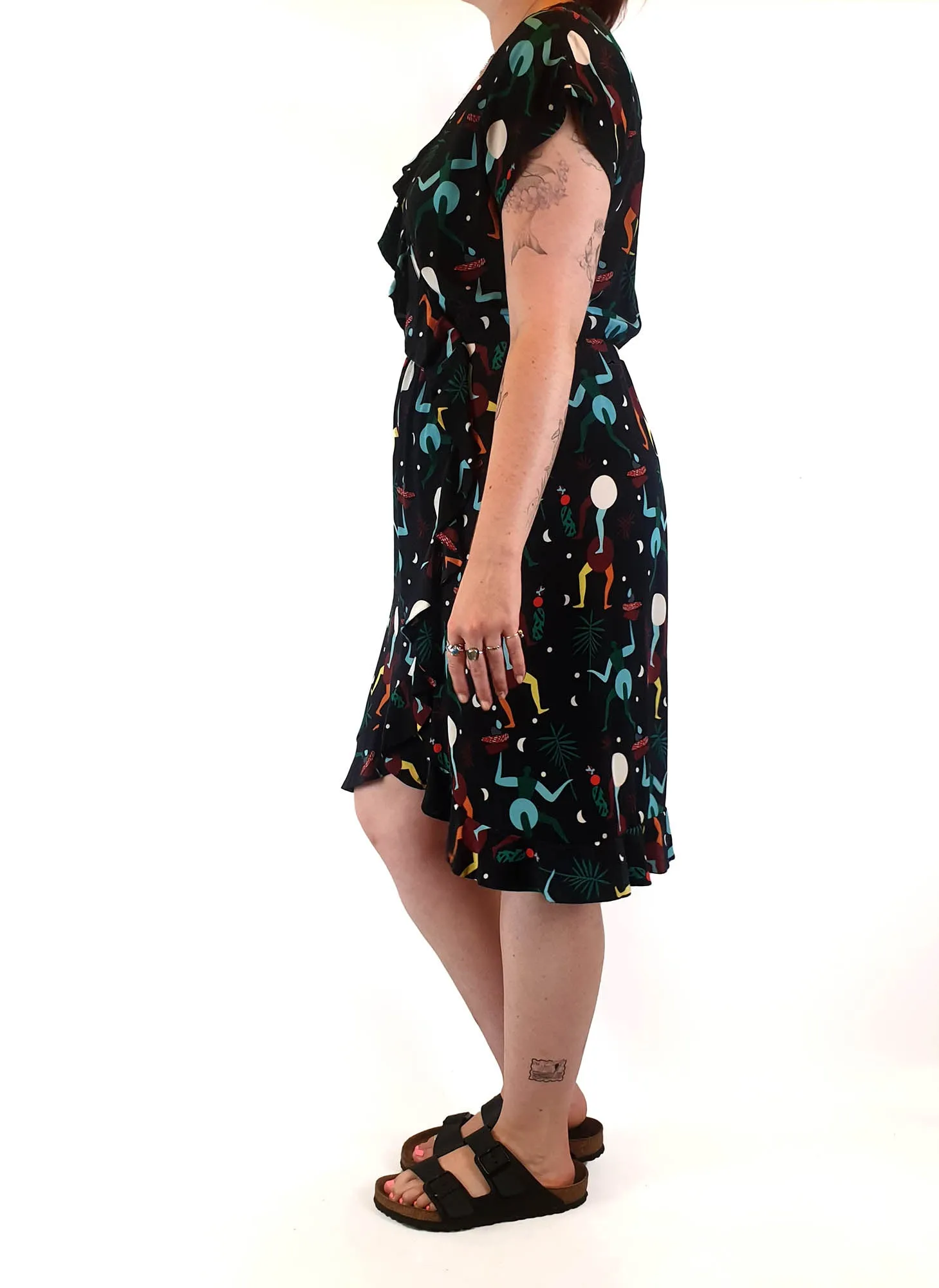 Gorman   Mireia Ruiz unique print dress size 14 (best fits 12-small 14)