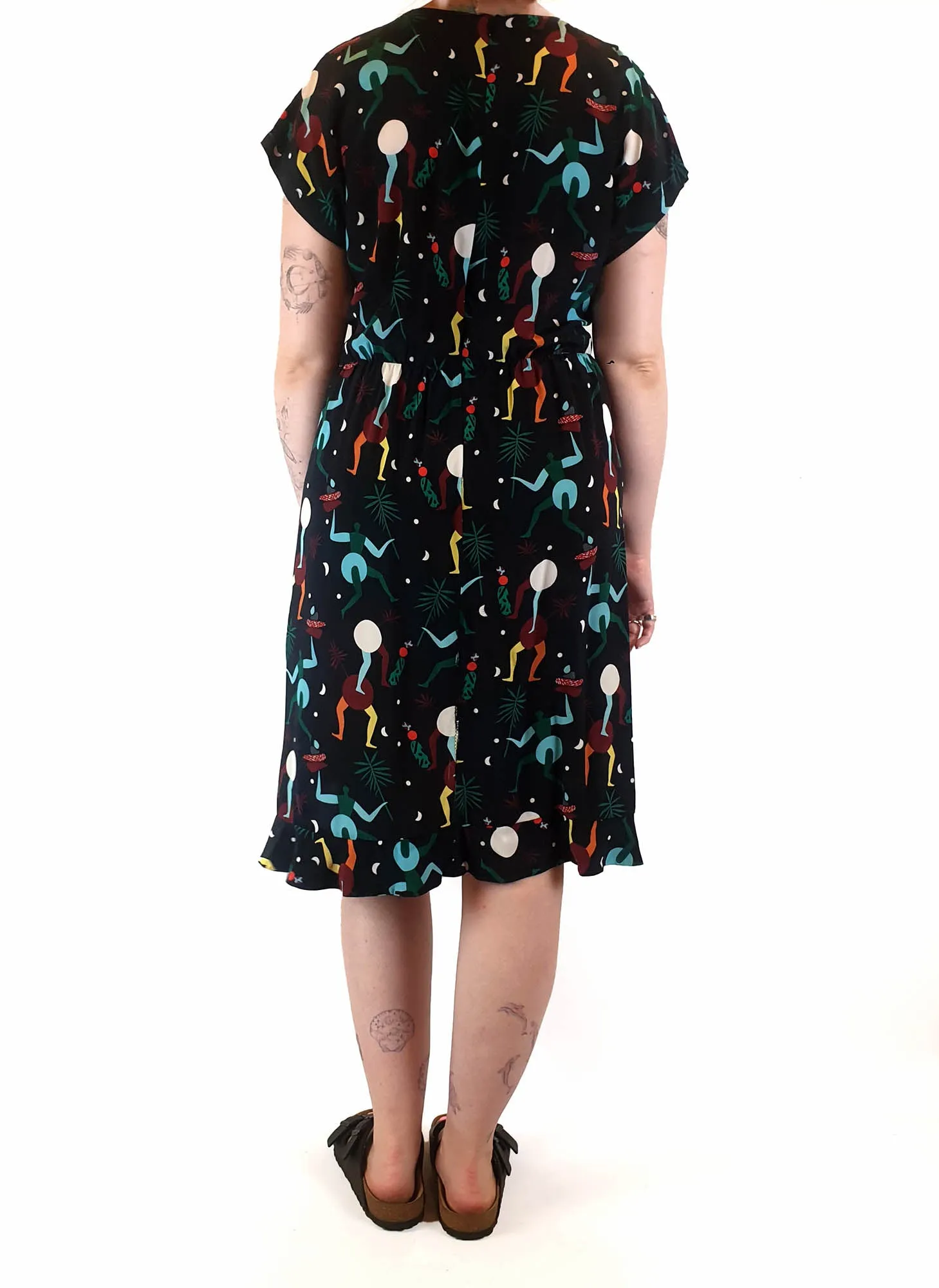 Gorman   Mireia Ruiz unique print dress size 14 (best fits 12-small 14)