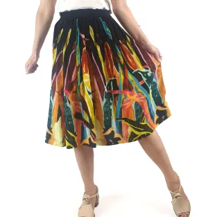 Gorman silk mix vibrant print skirt size 8