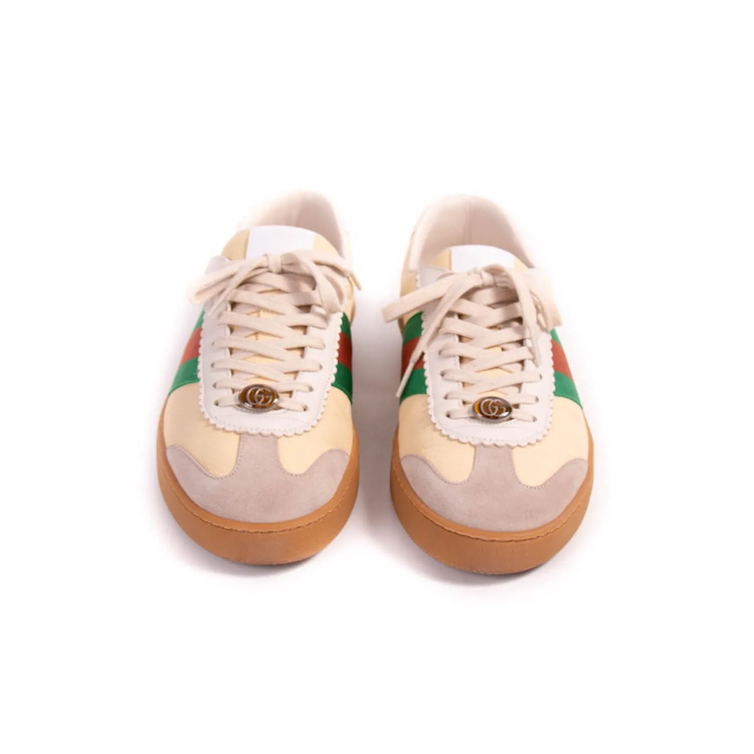 Gucci Ace Leather Bee Sneakers