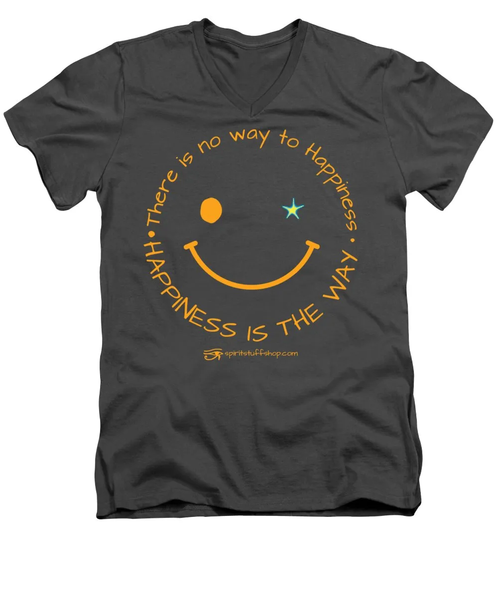 Happiness Is The Way - Men's V-Neck T-Shirt