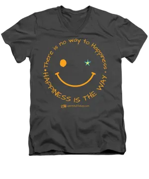 Happiness Is The Way - Men's V-Neck T-Shirt