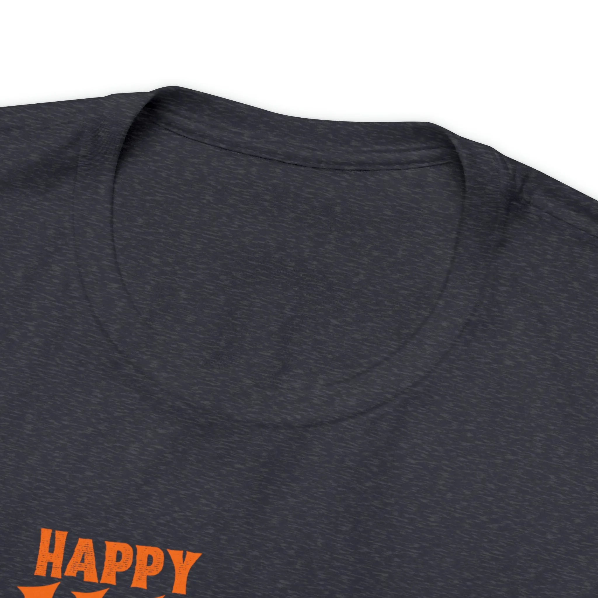 Happy Halloween Witch Way to the Candy T-Shirt | Flying Witch Front of the Moon Tee |  Bella Canvas 3001Unisex | Funny Short Sleeve Tshirt