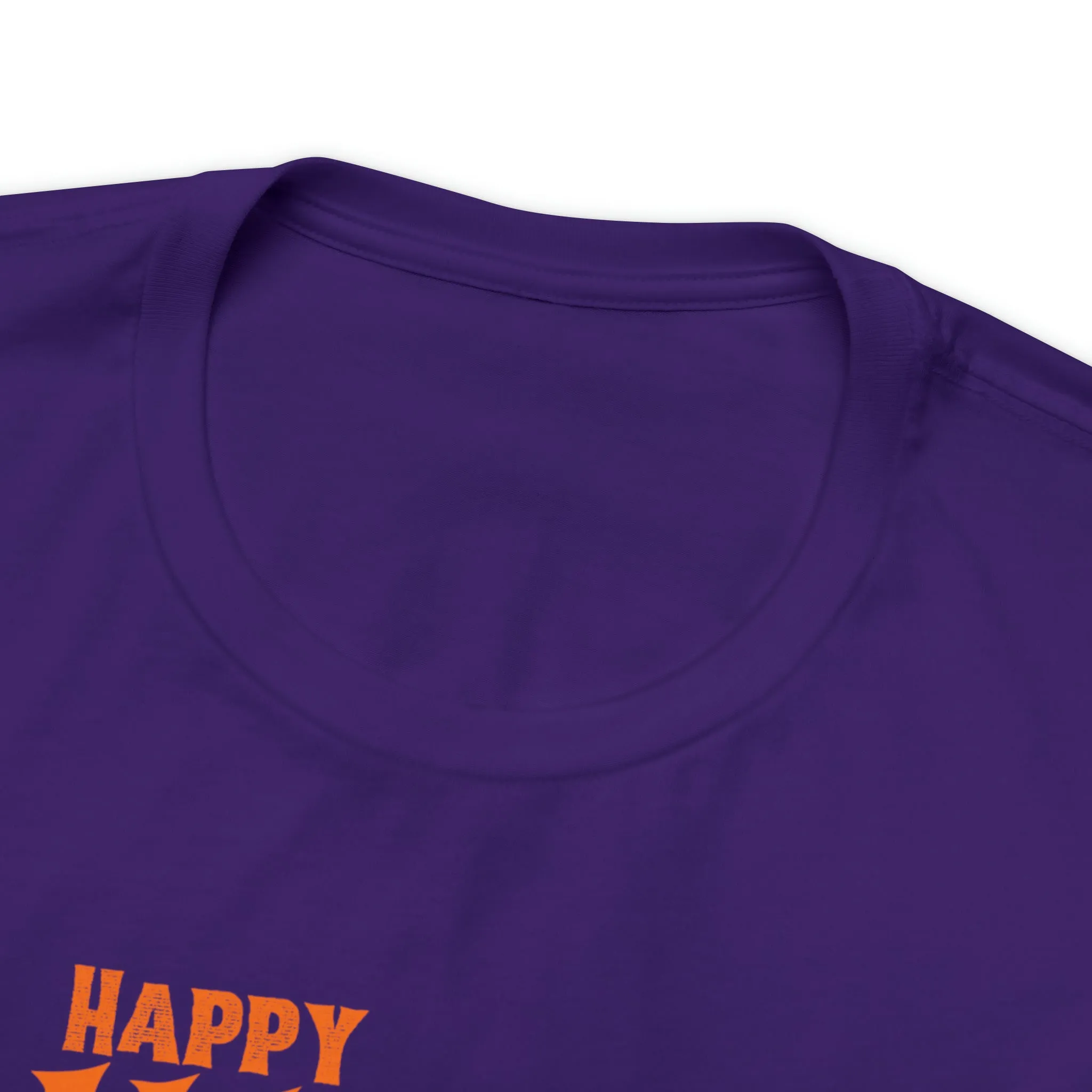 Happy Halloween Witch Way to the Candy T-Shirt | Flying Witch Front of the Moon Tee |  Bella Canvas 3001Unisex | Funny Short Sleeve Tshirt