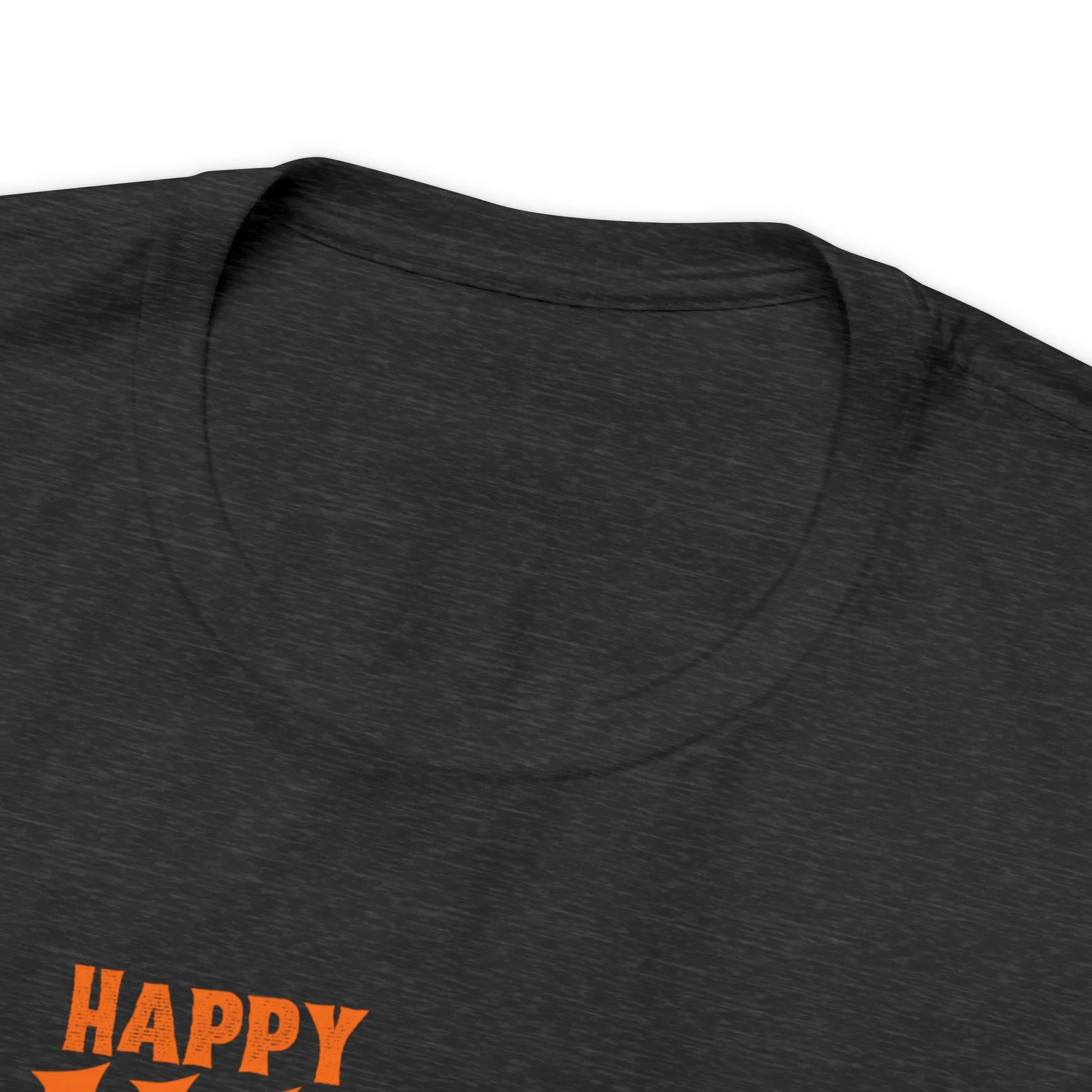 Happy Halloween Witch Way to the Candy T-Shirt | Flying Witch Front of the Moon Tee |  Bella Canvas 3001Unisex | Funny Short Sleeve Tshirt