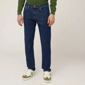 Harmont & Blaine Narrow 5 Pocket Jeans with Inserts - Denim