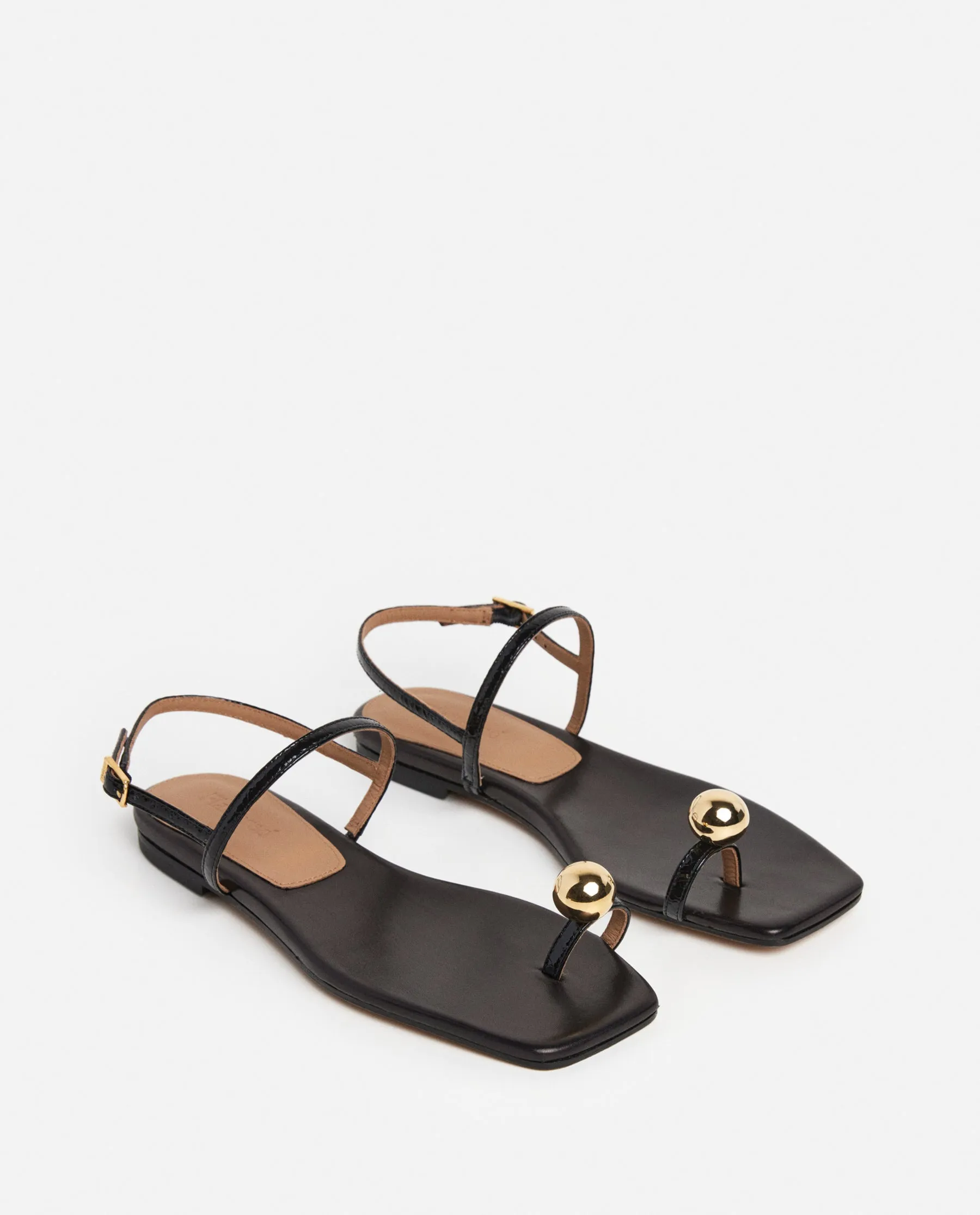 Idris Leather Snake Black