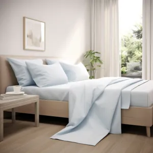 ITALIAN COMFORT - IMPERIAL FLAT SHEET-BLUE